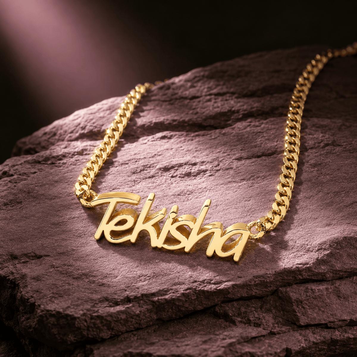 Personalized Script 3D Name Necklace