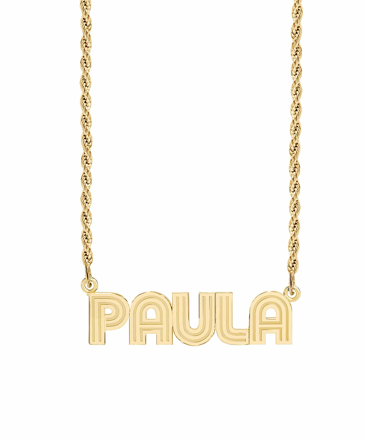 Personalized Name necklace &quot;Paula&quot;