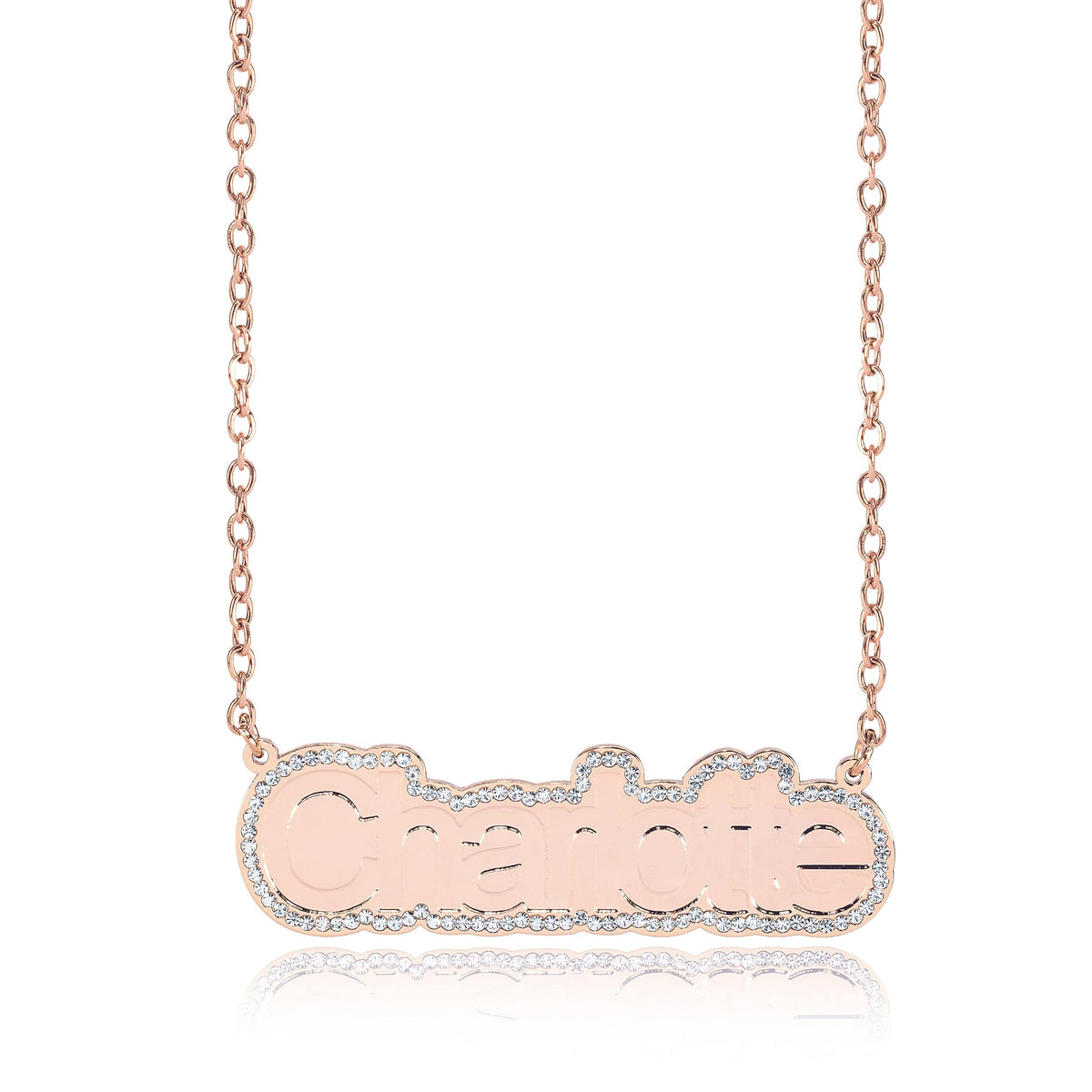 Double Nameplate Custom Necklace