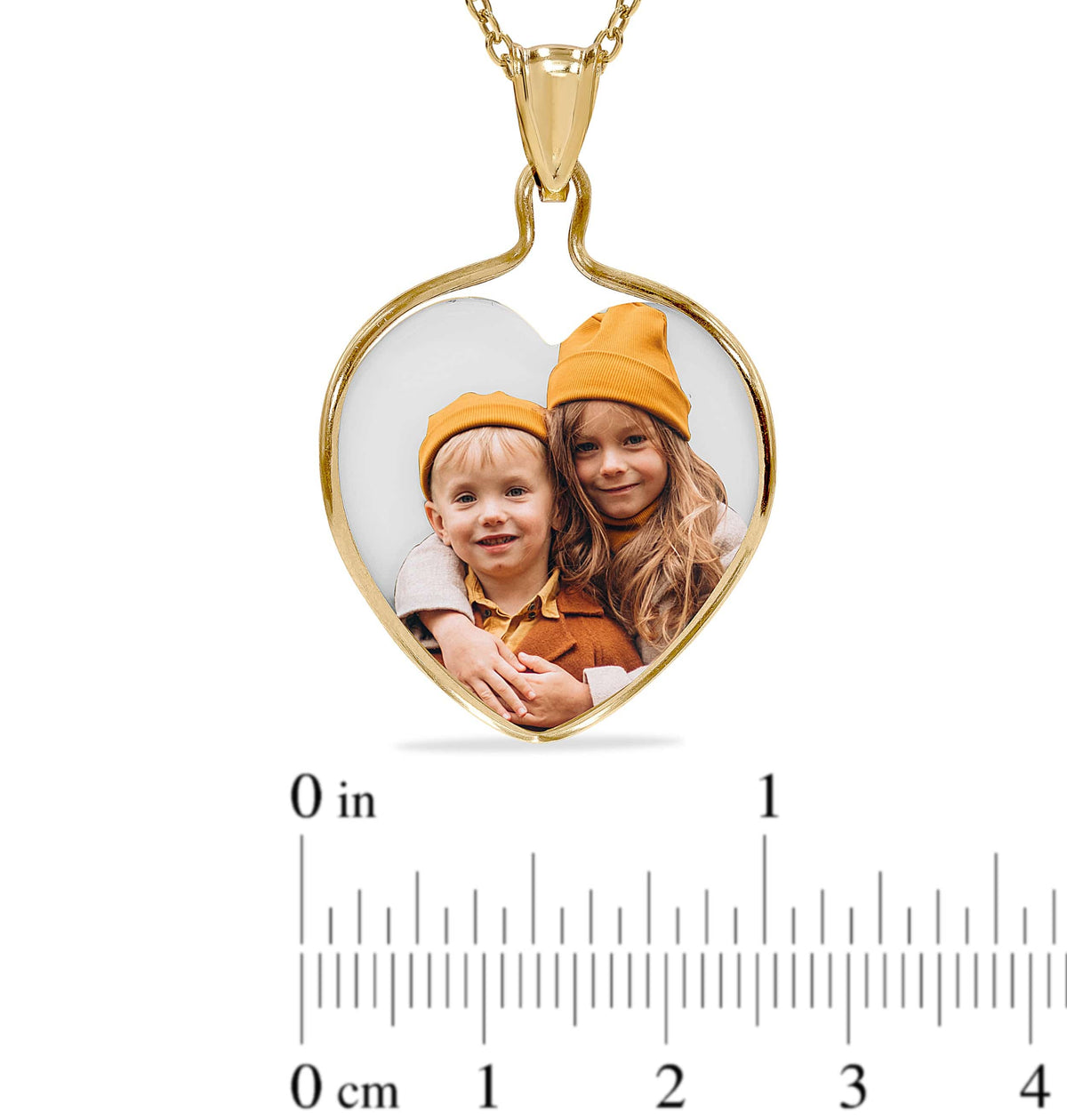 Mother of Pearl Heart Shaped Photo Pendant