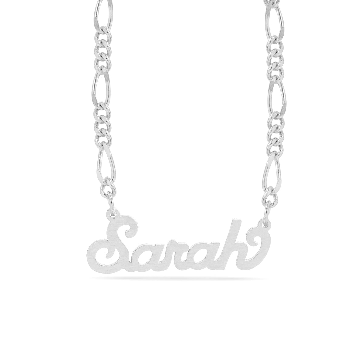 Personalized Name necklace with  Satin Finish &quot;Sarah&quot;