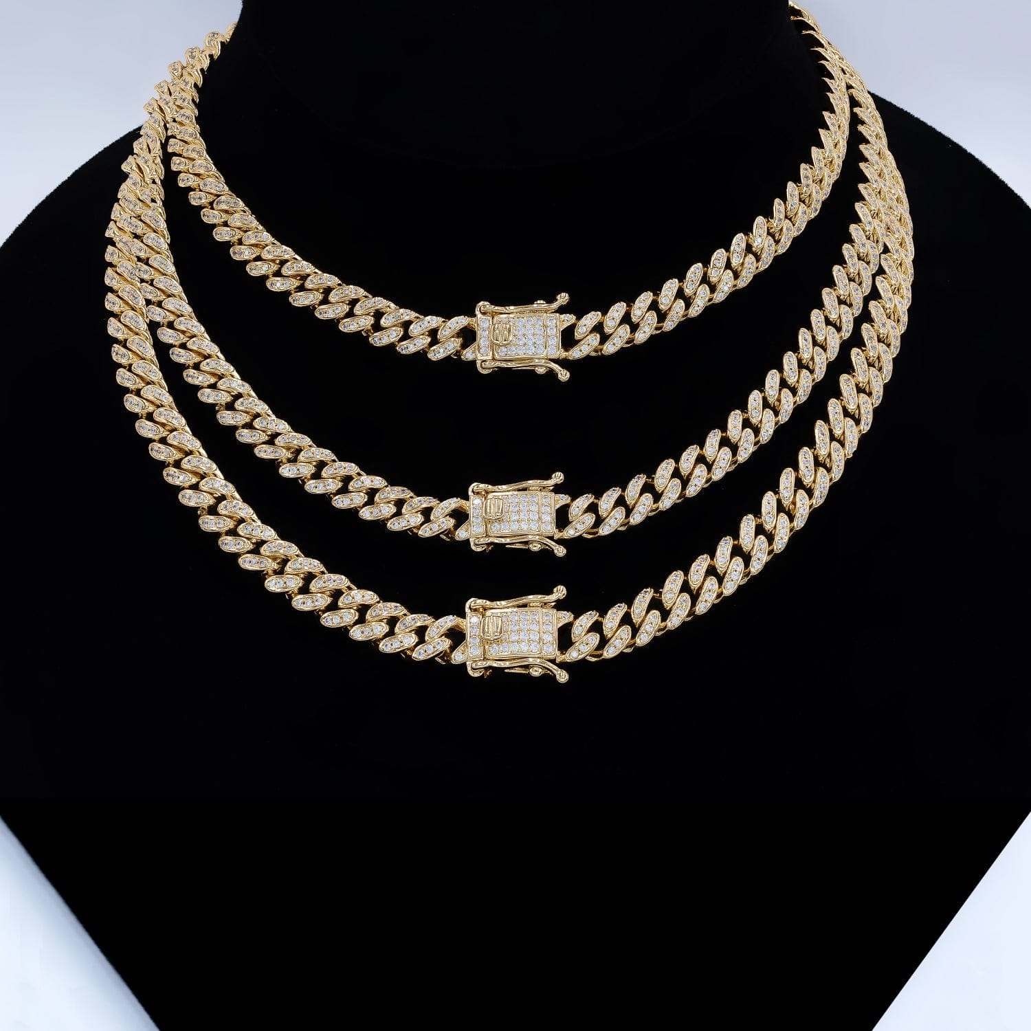 Gold Plated Copy of ICED OUT CUBAN CHAIN