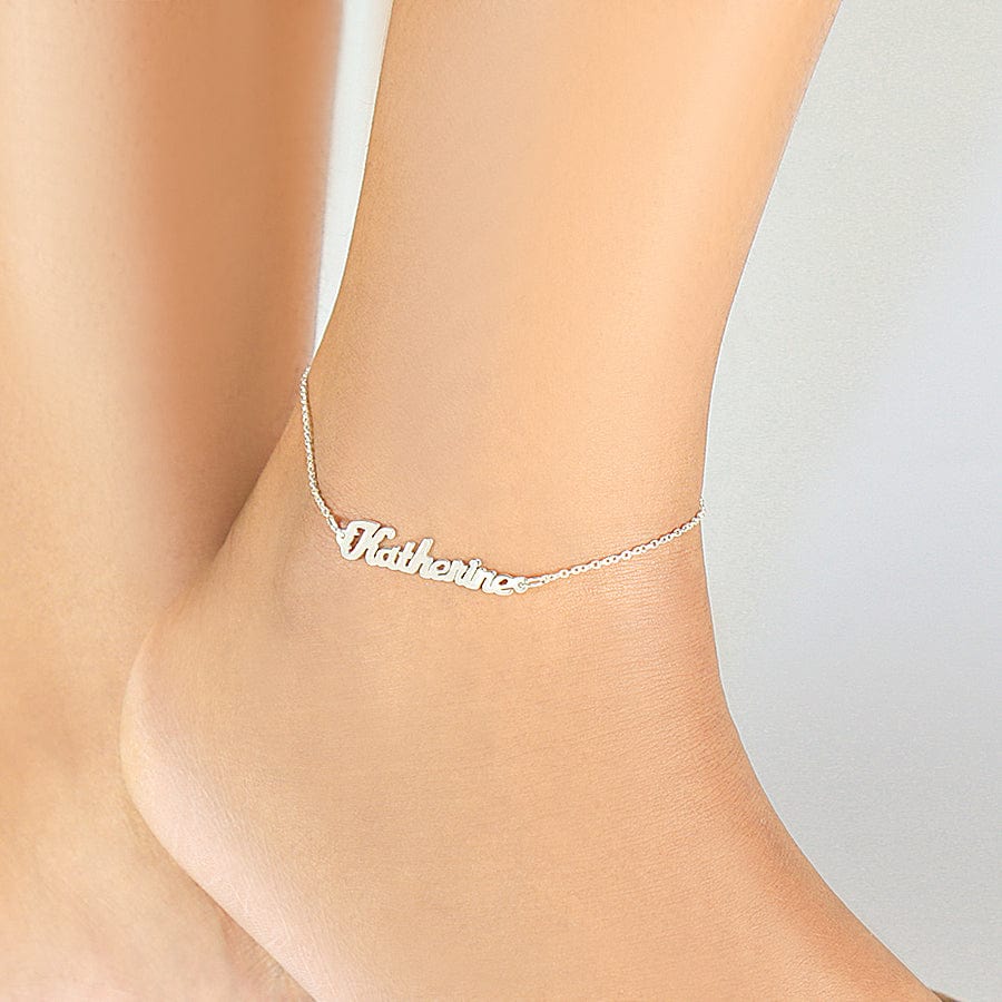 Silver Anklet | Infinity Anklet | Ankle Bracelet | Sterling Silver –  KookyTwo