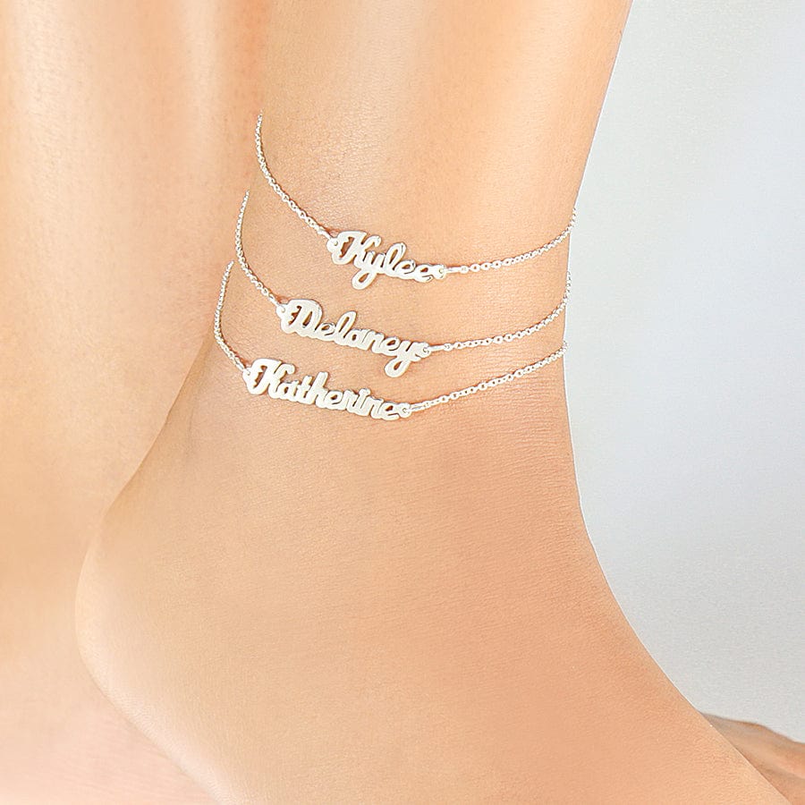 925 Sterling Silver Ankle Bracelet for Women, Solid Anklet Gift for Her,  Boho Charm Anklet, Beach Jewelry, Foot Jewelry Silver Payal 2 Sizes - Etsy  | Silver ankle bracelet, Foot jewelry, Ankle bracelets