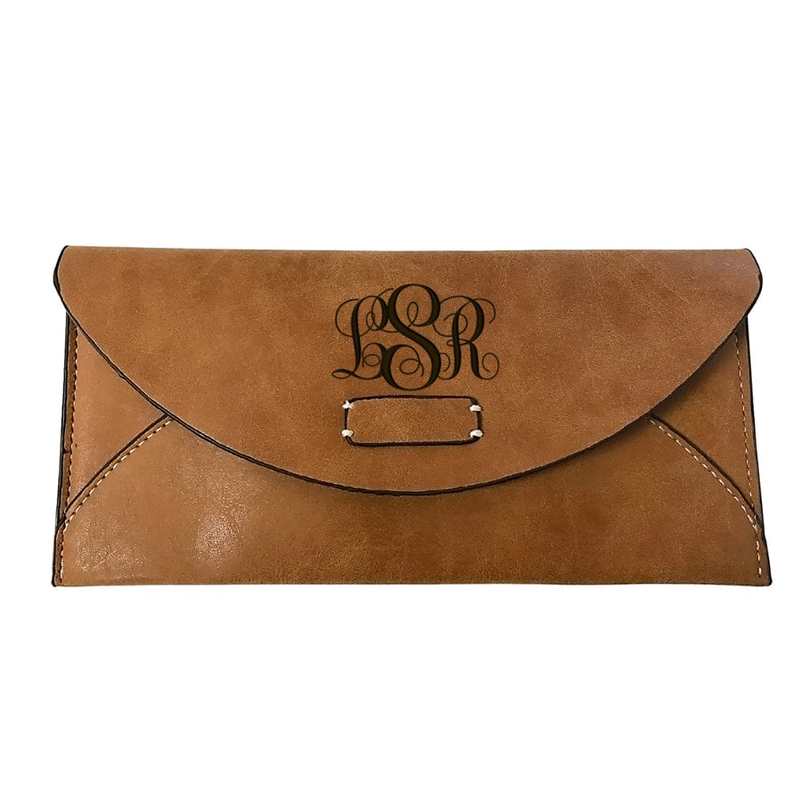 3 Monogram Initials / Camel Three Personalized Wallets For The Price of One