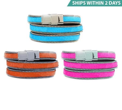 3 Wrap Bracelets
