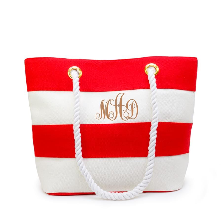 5 Small Canvas Beach Tote Bags MonogramHub