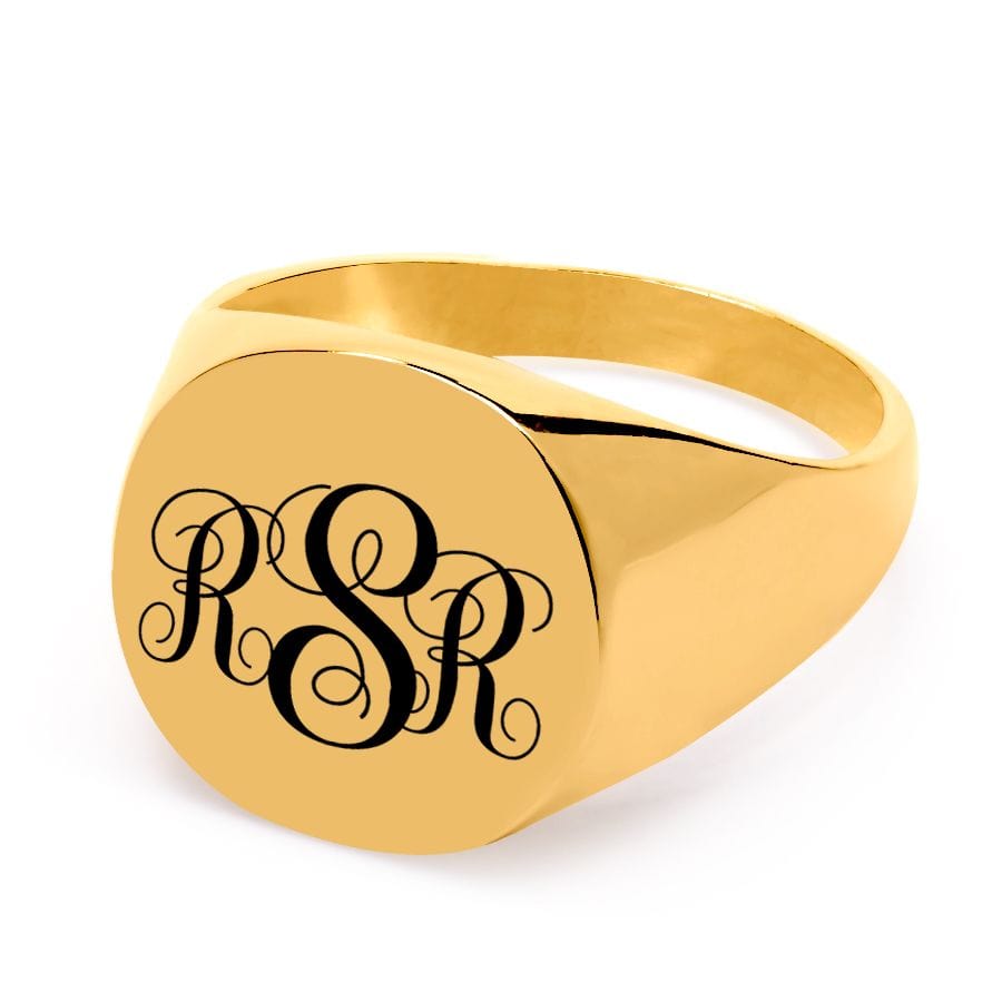 Custom Made Wide Silver Name Ring Monogram Ring for Men ORDER ANY LETTERS  women | eBay