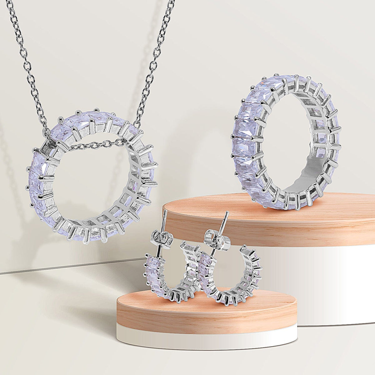 Cubic Zirconia Set