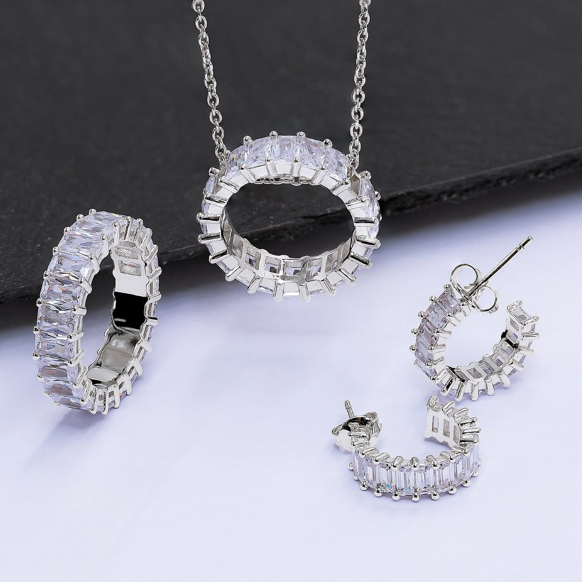 Cubic Zirconia Set