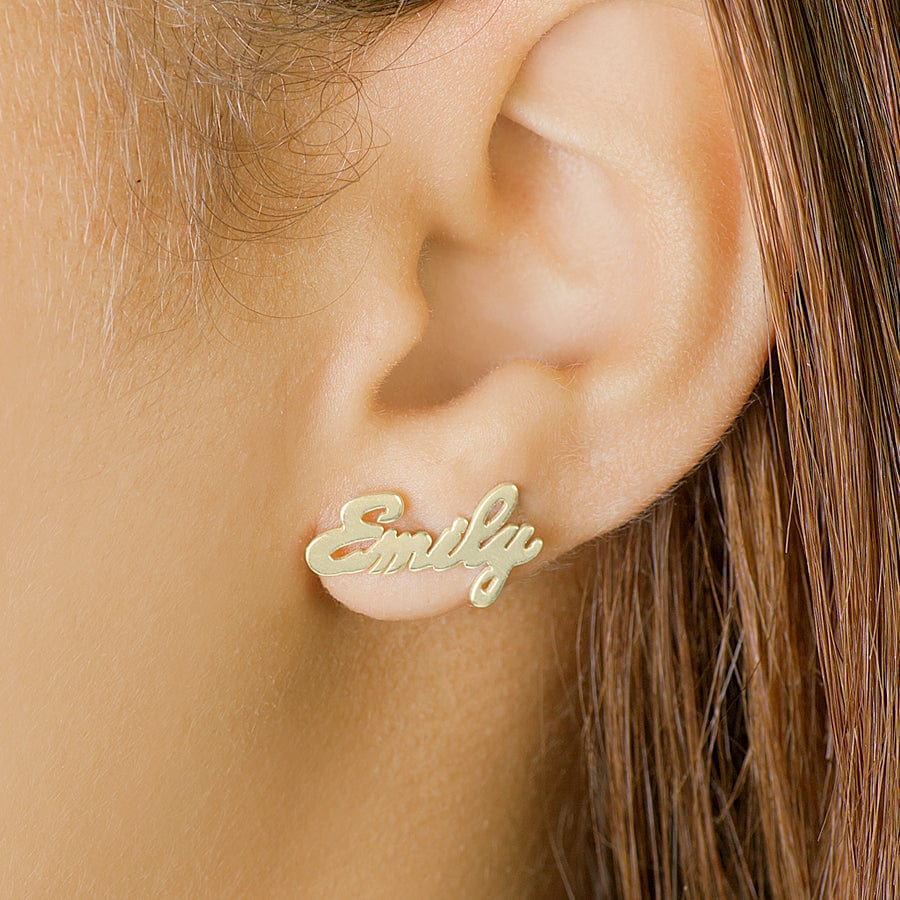 Emily Stud Name Earrings