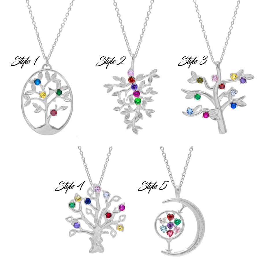 Family Birthstones Pendant