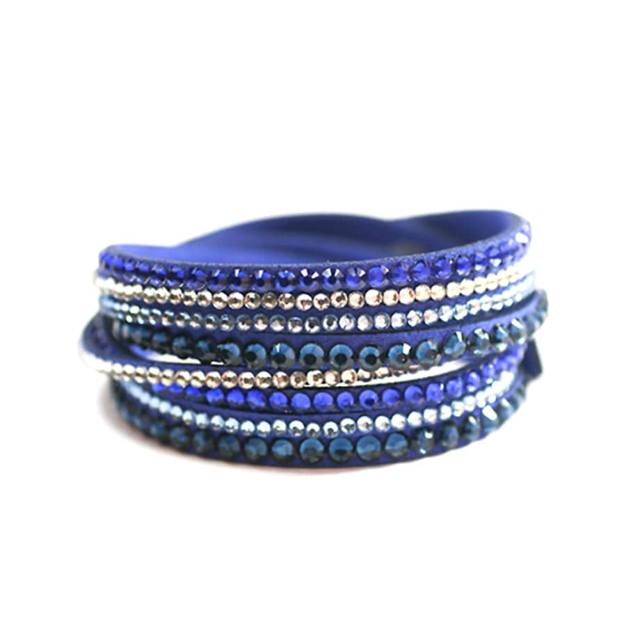 Fashion 5 Leatherette Wrap-Around Color Bracelets of your Choice!