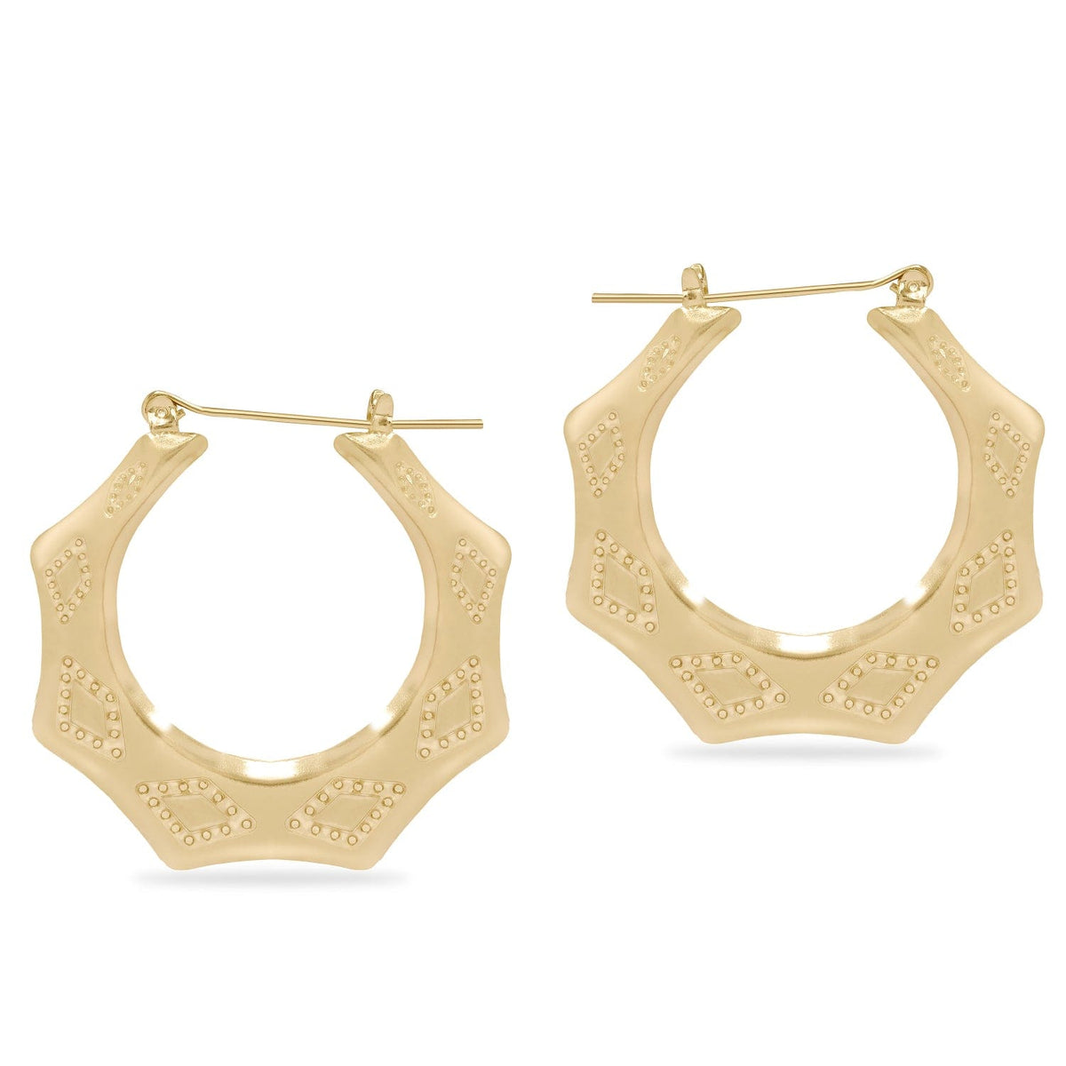 Gold Plated Hoop Earrings