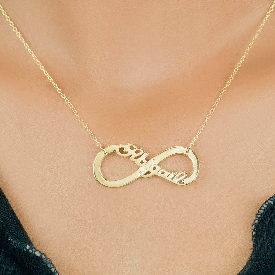 Infinity with Name Necklace