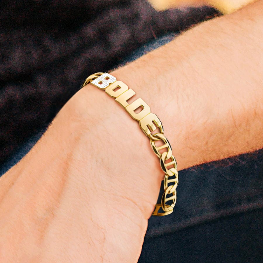 Men's Bracelet Dainty Men's Gold Bracelets Simple -   Mens chain  bracelet, Mens gold jewelry, Gold chains for men