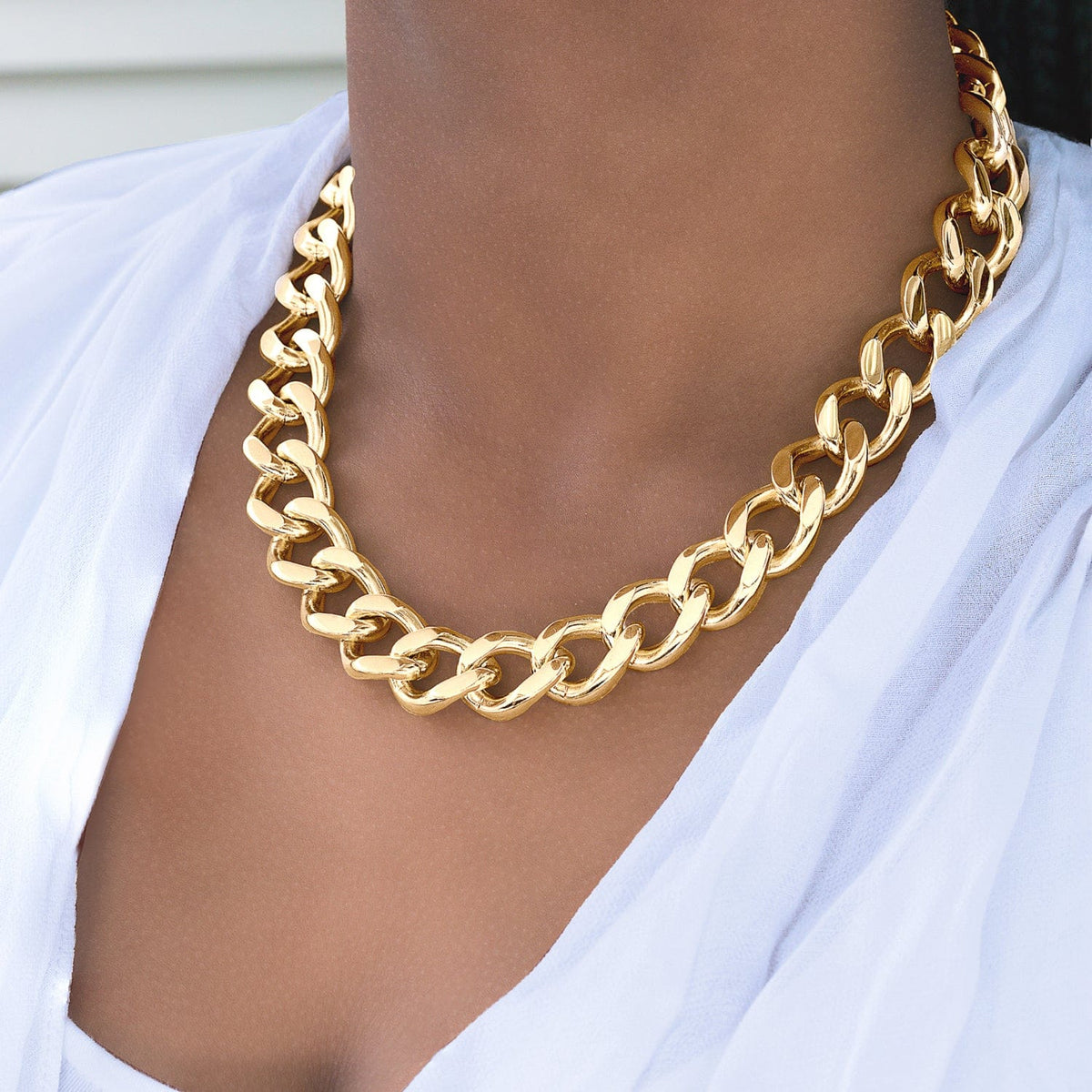 Stainless Steel Cuban Choker Chain