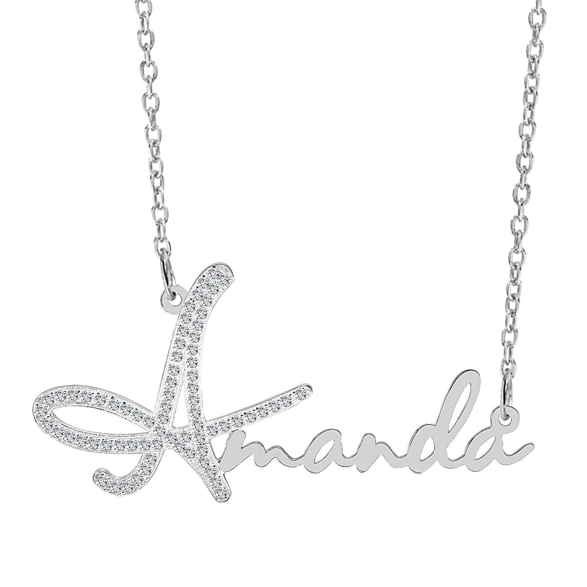 Monogramhub cheap name necklace