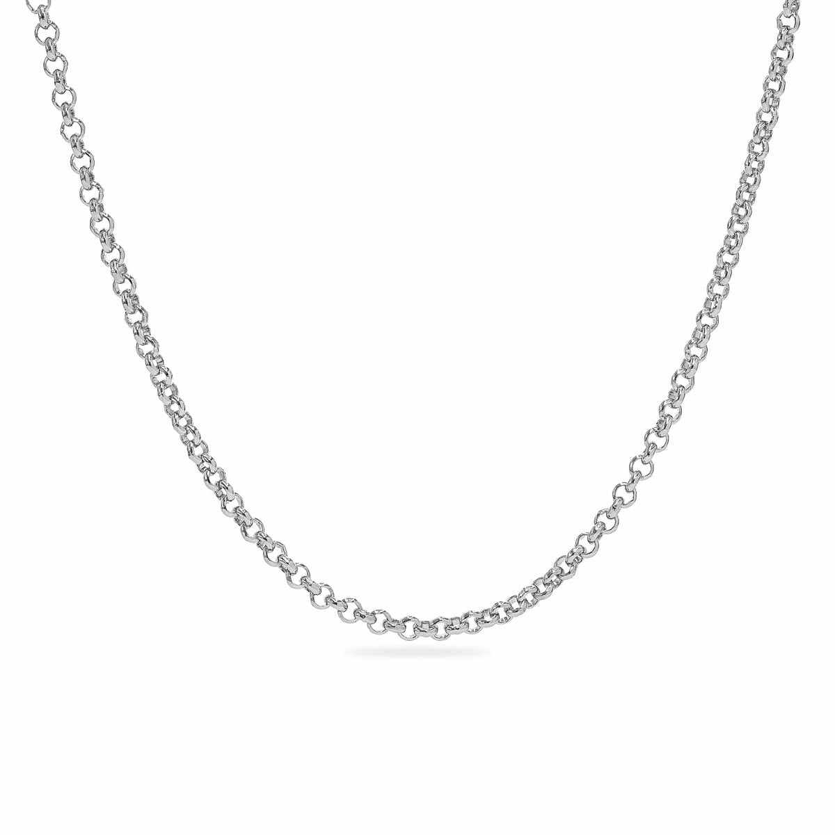 Sterling Silver NAKED ROLLO CHAIN