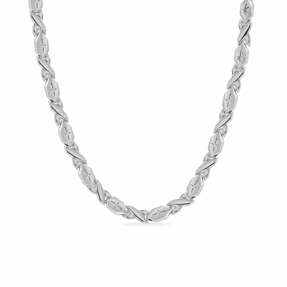 Sterling Silver NAKED XOXO CHAIN