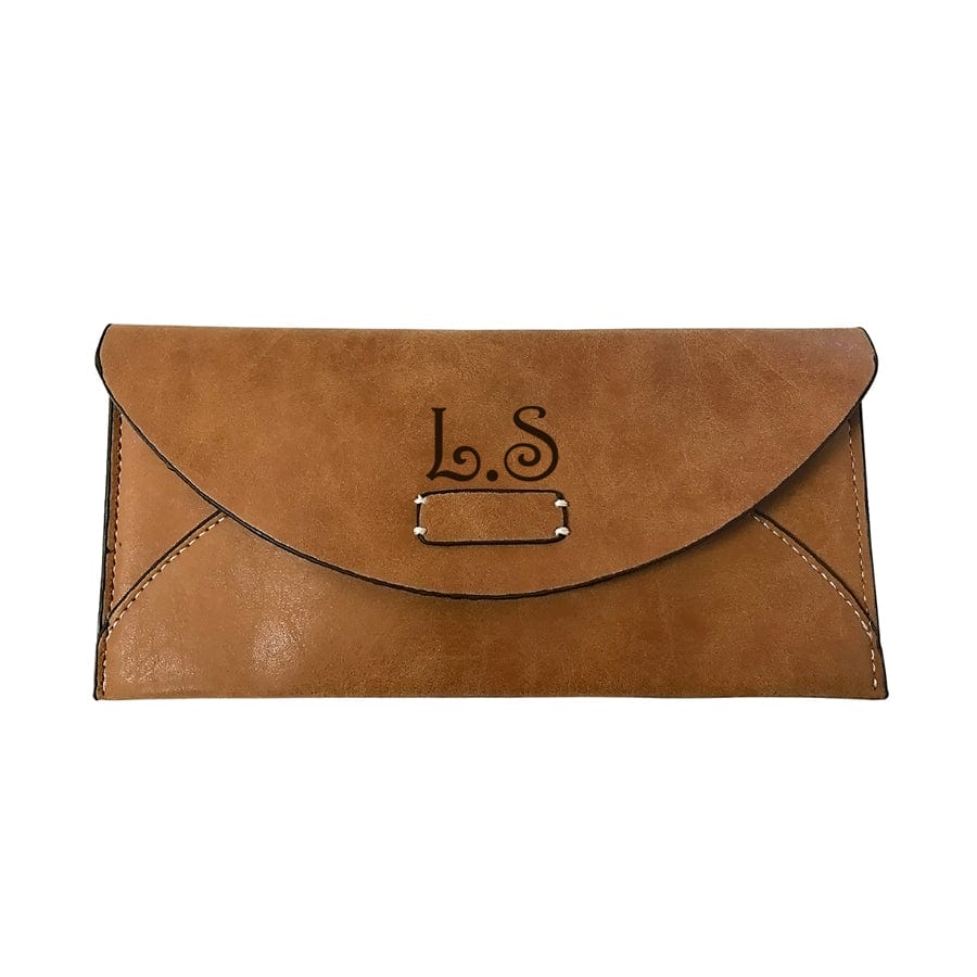 Two Initials / Camel Three Personalized Wallets For The Price of One