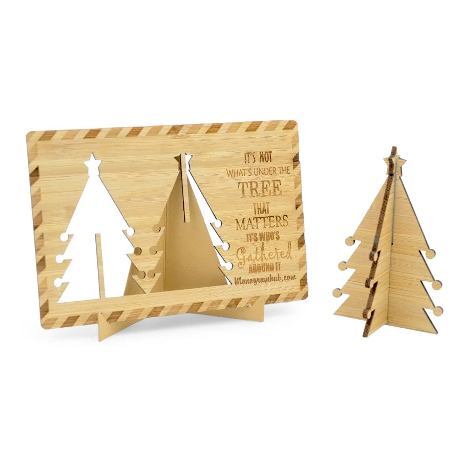 Wooden Card Christmas Wood Card