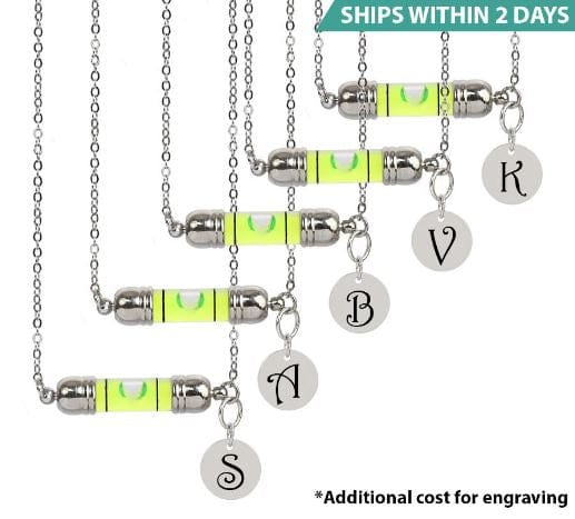 Yes, personalized the necklaces 5 Leveler Necklaces
